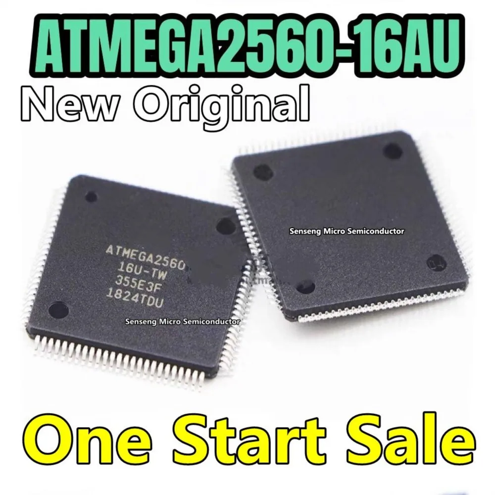 New original imported authentic ATMEGA2560-16AU ATMEGA2560  ATME2560 AT2560  ATMEGA1280-16 LQFP100 8 bit microcontroller chip IC