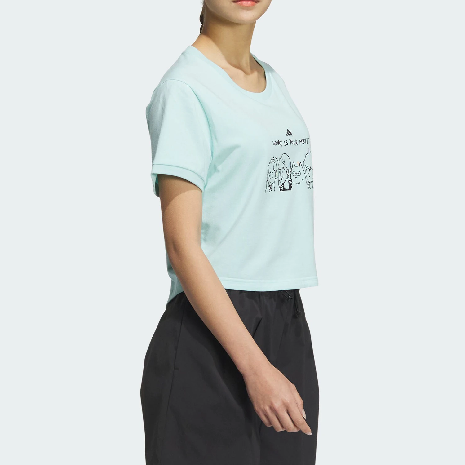 أديداس الرسمية أصيلة 2024 المرأة الصيف أزياء الرياضة تي شيرت JN6664 #2