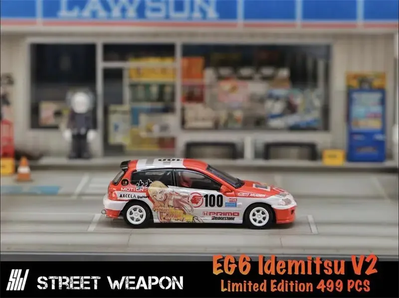 

SW 1:64 EG6 Idemitsu V2 limited499 Diecast Model Car