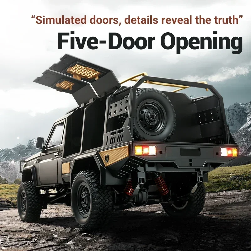 MN نموذج كامل النطاق RC سيارة MN82S ترقية MN82PRO المصابيح الأمامية القابلة للتحكم 2.4G 4WD على الطرق الوعرة سيارة التقاط شاحنة لعبة للأطفال الهدايا