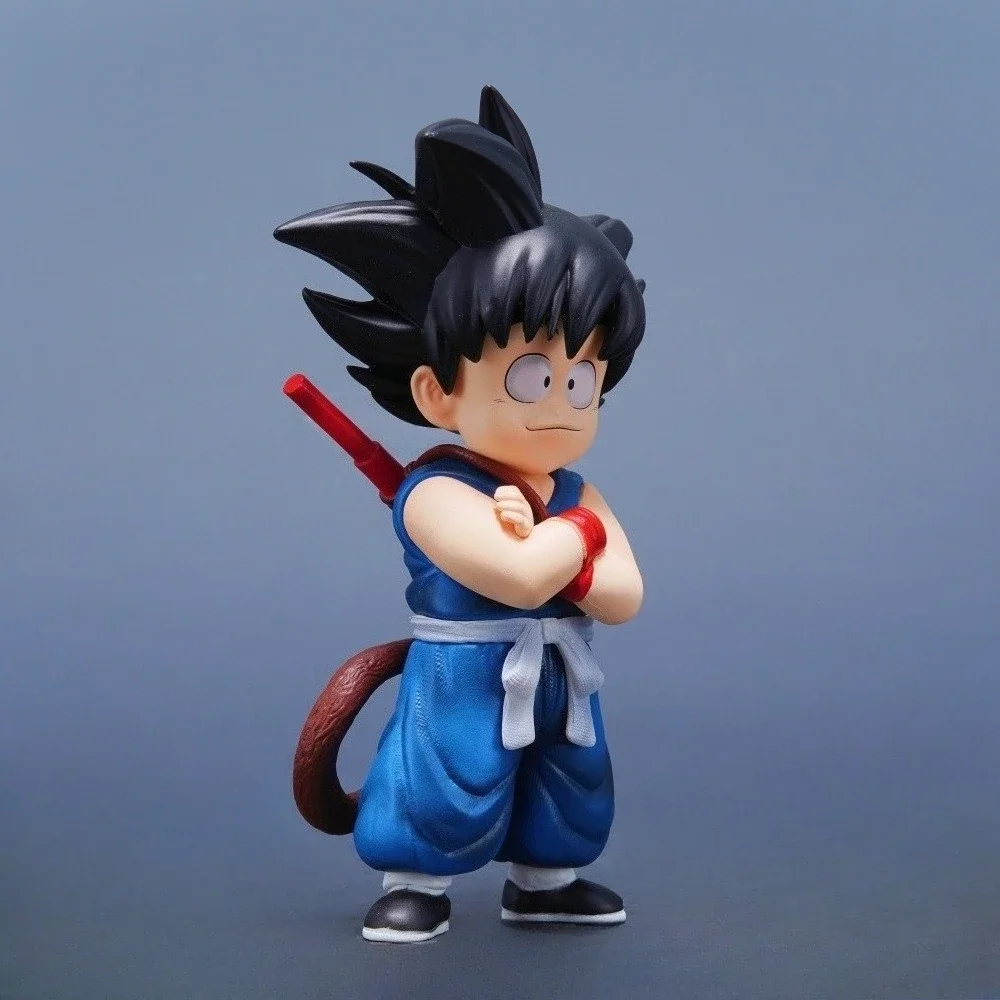 Figura de Dragon Ball de Anime de 14cm/5,51 pulgadas, figuras de acción de Goku infantil, estatua de Pvc, adornos de escritorio, colección, modelo de juguetes, regalos