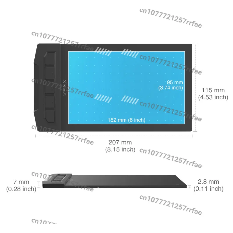 XENX X1-640 drawing board 6X4 inch digital tablet hand-drawn board