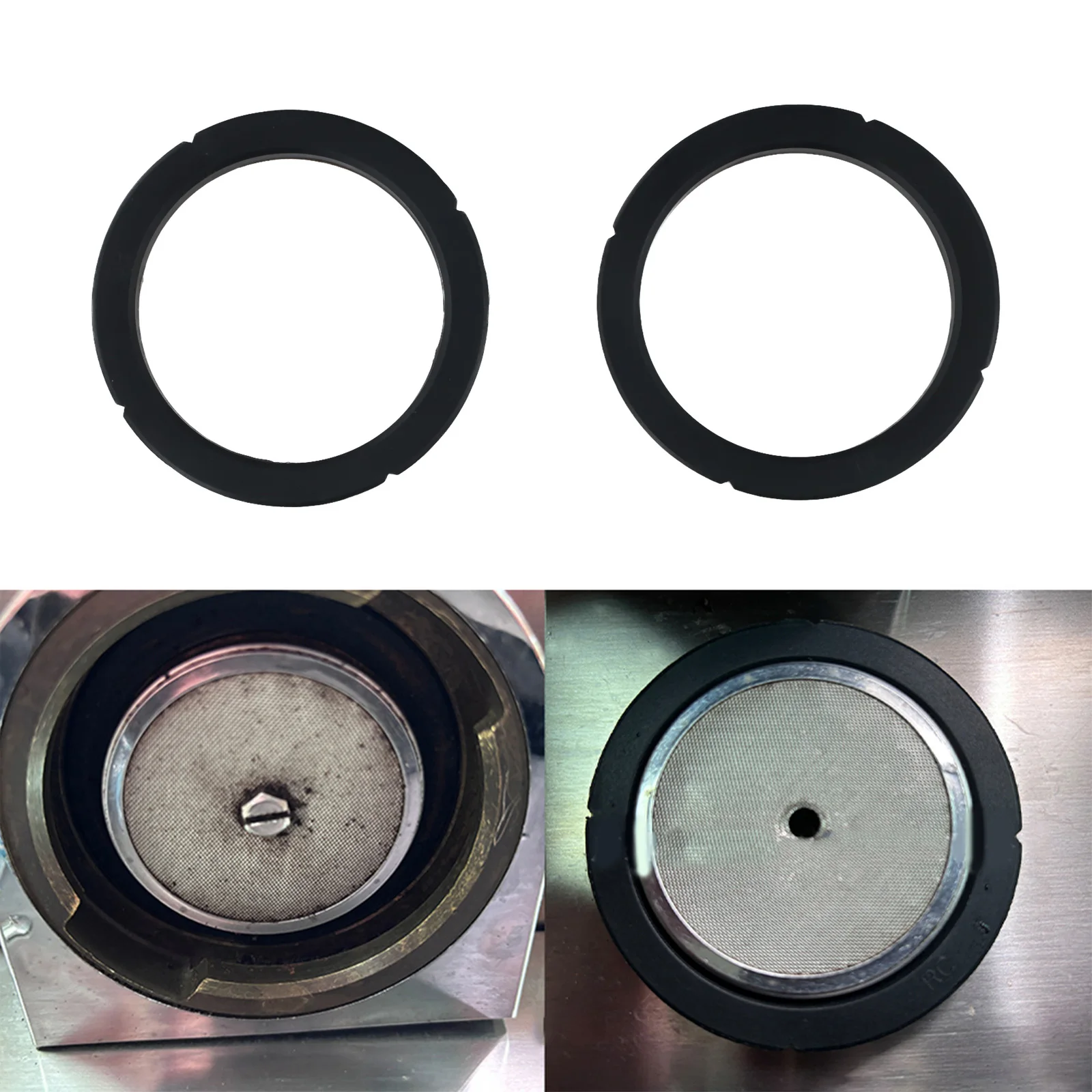 For Rancilio Group Head Gasket 2pcs Brewing Head Sealing with For Ring Accessories for Espresso Machine Brewing Performance