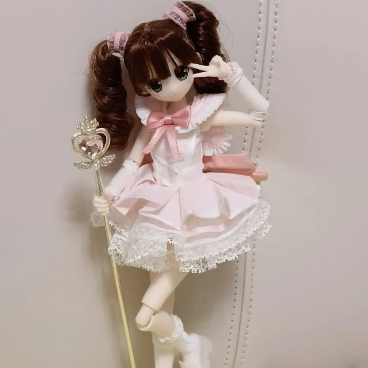Magical Girl Doll Outfit, Lovely Princess Clothes Suit Fit for Ob22, 1/6 Scale Bjd Doll, Doll Not Included
