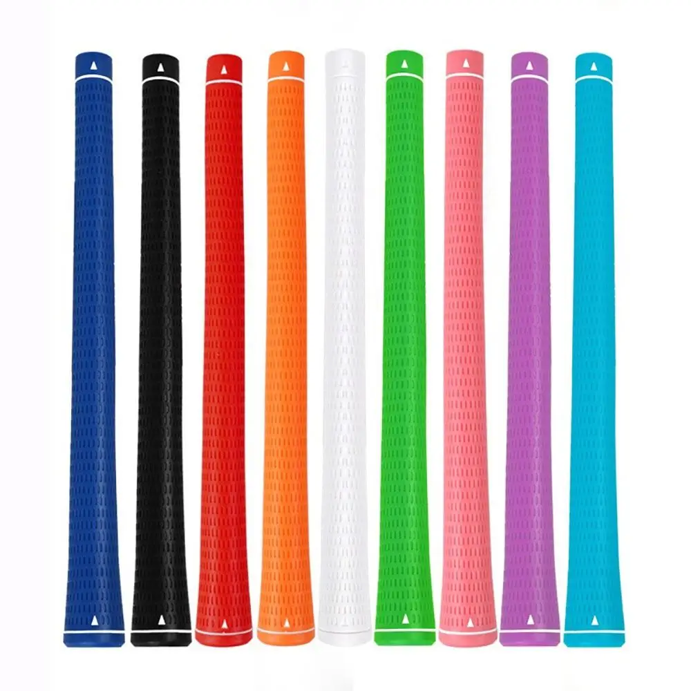 New Rubber Golf Club Grips Wear-resistant Multiple Colors Golf Grip Standard Midsize Handle Sleeve Irons Woods