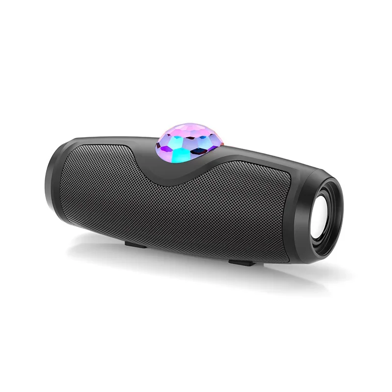 Ultra-High Sound Quality With Rotating Colored Ball Light Neon Color K8 Bluetooth Speaker Effect Shocking Outdoor Speaker AUX FM