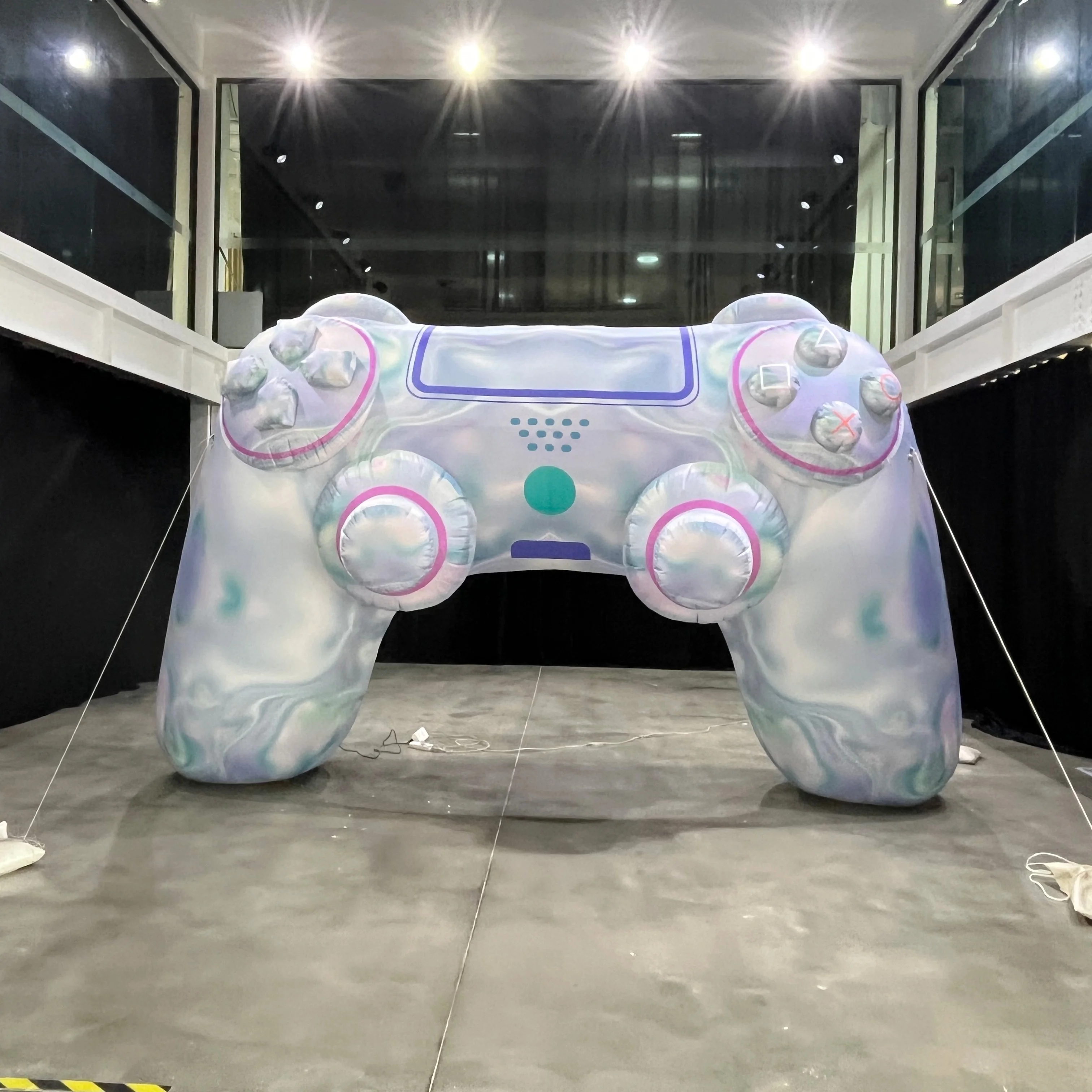 LED Inflatable Game Console Switch Model Custom Inflatable Game Controller Handheld Gaming Console Inflatable Gamepad Model