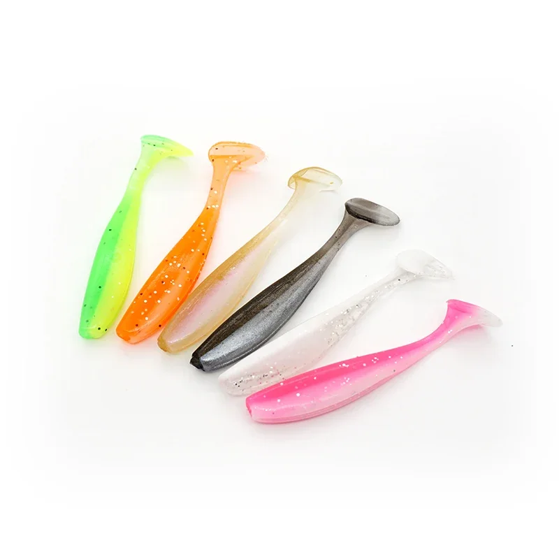 10pcs Silicone Soft Lures Piece Artificial Tackle Bait 3.5/4.5cm Goods For Fishing Sea Fishing Rockfishing Swimbait Wobblers