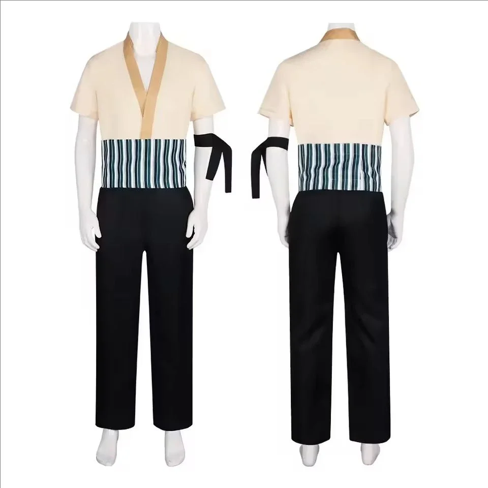 Disfraz de Roronoa Zoro, Anime One Piece, Disfraz de Acción en Vivo, para Hombre Adulto, Fantasía, Halloween, Carnaval, Ropa de Fiesta COS