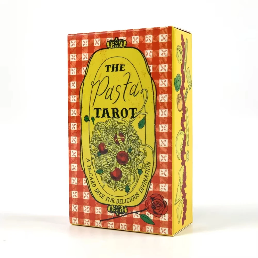 78Karten The Pasta Tarot Cards English Visions Divination Edition Deck Board Spiele