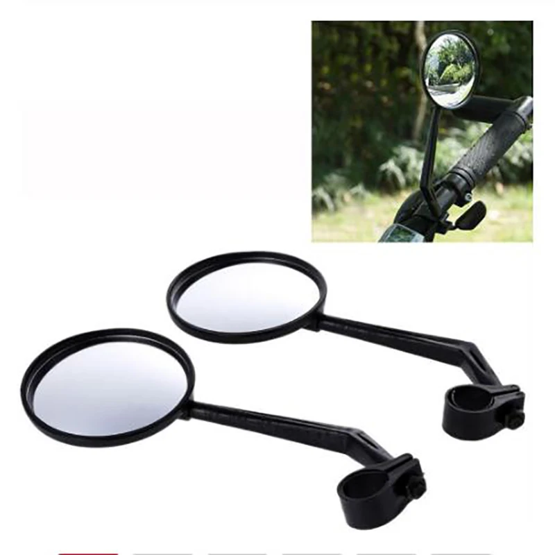 1 Pair Cycling Riding Bicycle Bike Reflector Mirror 360 Rotation Rearview Mirror