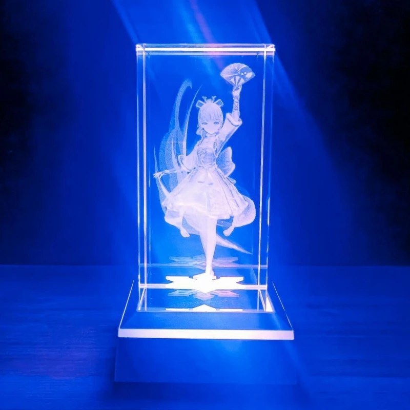 شكل حامل ثلاثي الأبعاد منقوش على الكريستال ، تأثير اللعبة ، ضوء كاميساتو أياكا ، لوحة نموذج ، ديكور مكتب ، هدايا تأثيري واقفة ، جودة عالية