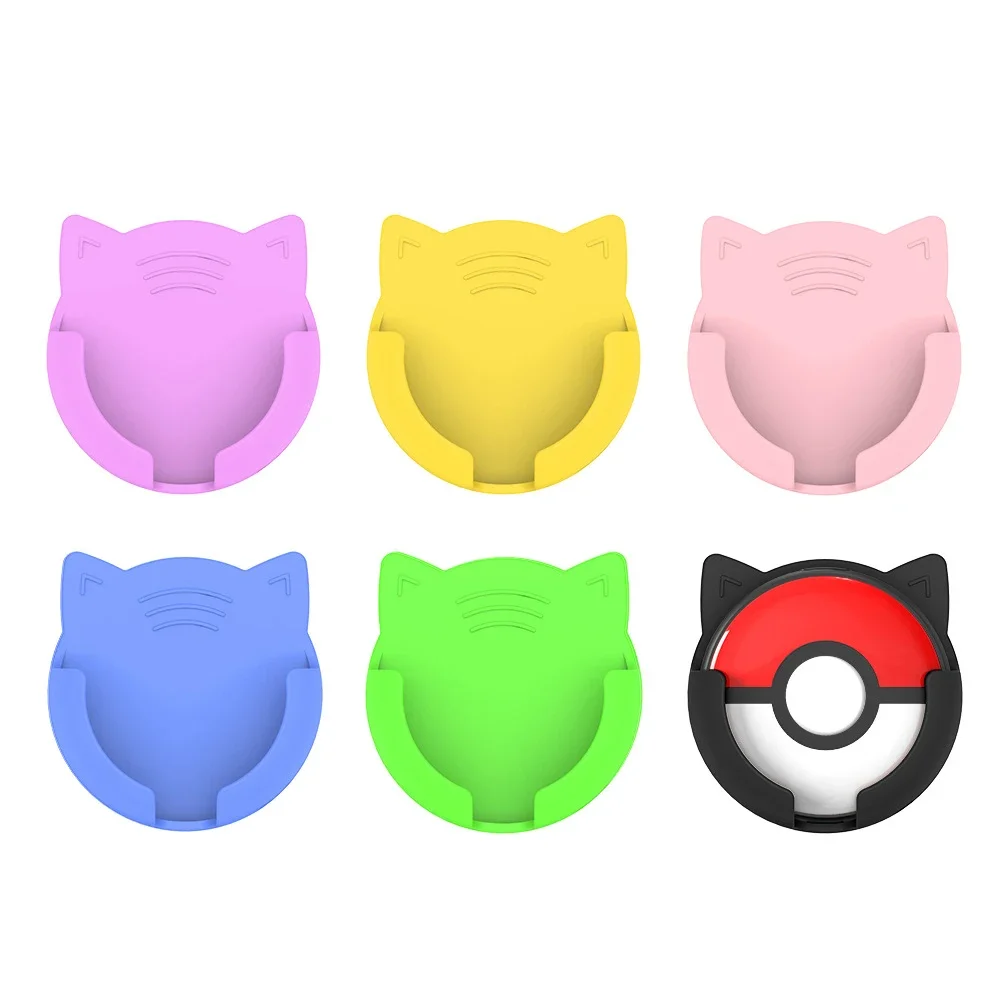 for Pokemon GO Plus + Silicone Case Sleep Monitor Protection Wall Holder Stand for Pokemon GO Plus + Rubber Sleeve Accessories