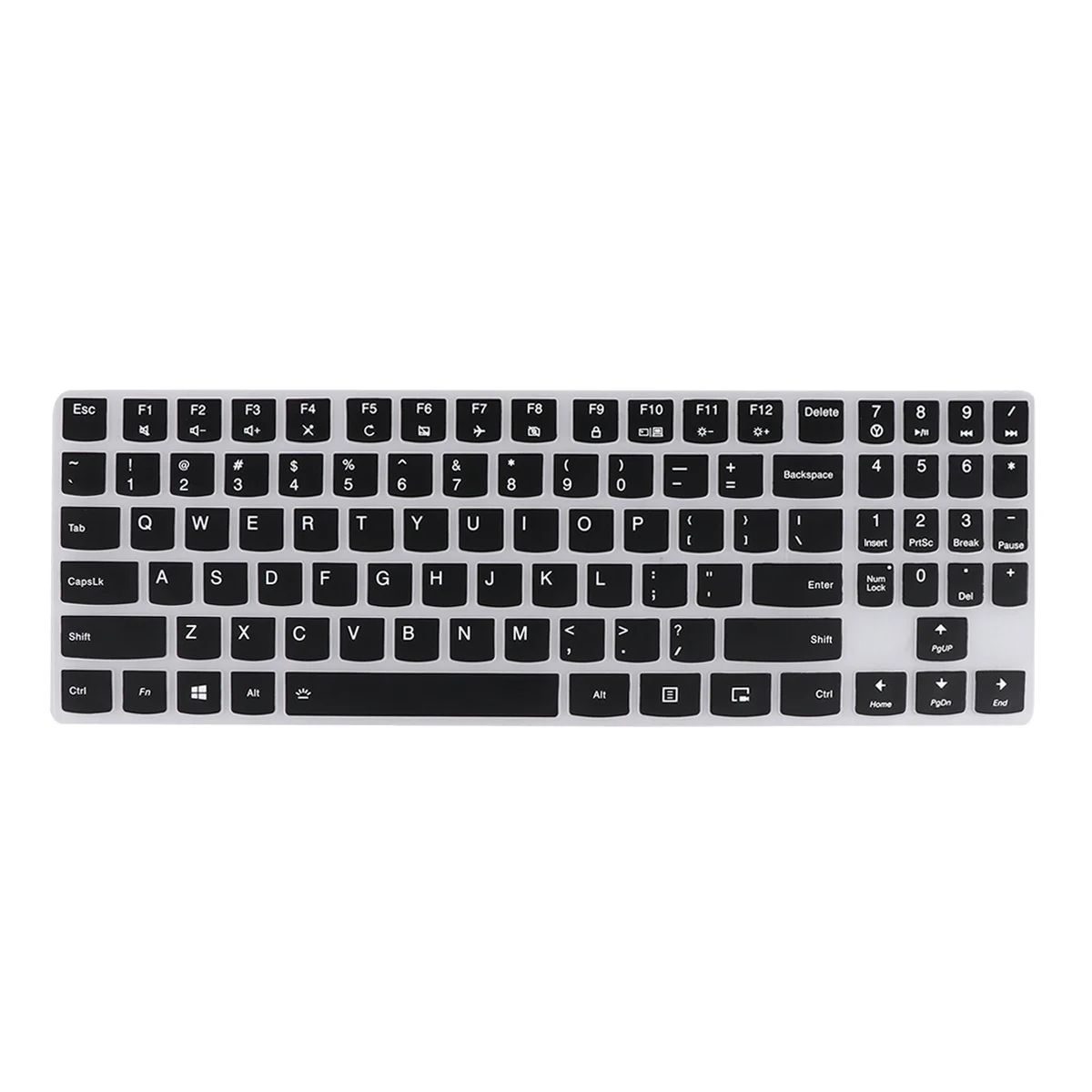 

3pcs 15.6 Protective Waterproof Silicone Cover Dustproof Keyboard Film Film For R720 Keyboard Cover Black
