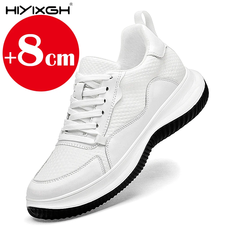 

Luxury men's sports elevator shoes men's outdoor sports shoes height-enhancing invisible 6-8CM tall men's tall lifting shoes