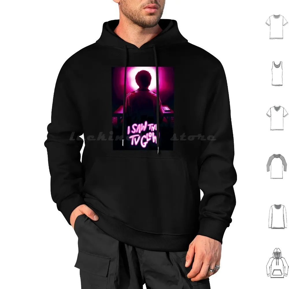 I Saw The Tv Hoodies Long Sleeve Tv Tv Glow Glow I Saw The Tv Glow Horror Thriller Supernatural Mystery