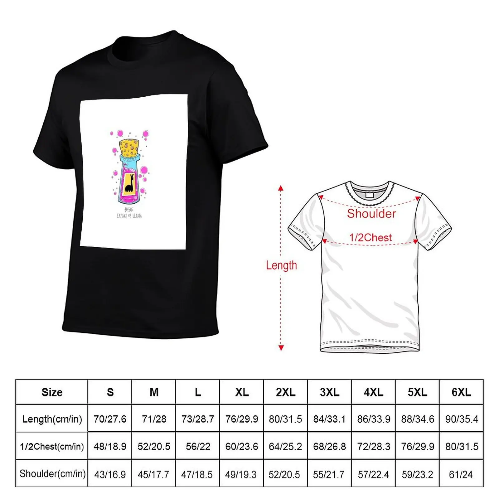 Extract of llama T-Shirt custom t shirt croswit shirt man big and tall t shirts for men