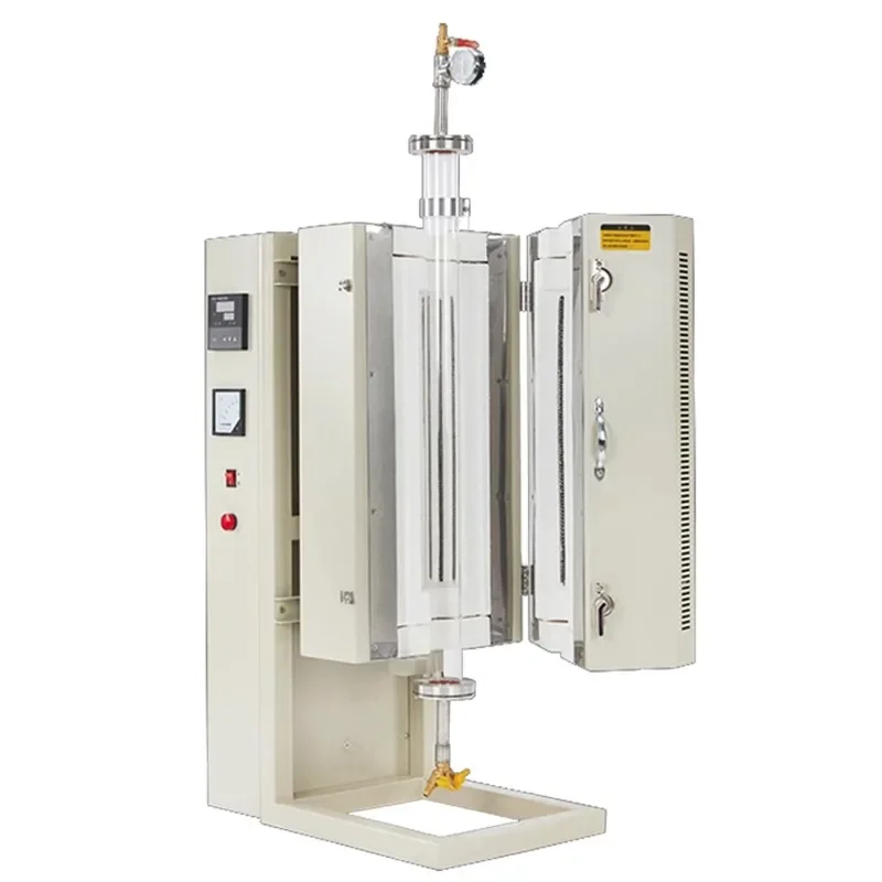 New Vertical Open Programmable Vacuum Atmosphere Tube Furnace Ceramic Fiber Muffle Furnace Sintering Furnace Heating