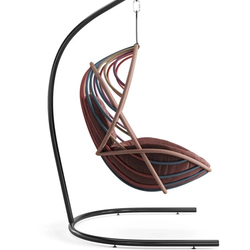 

Outdoor simple living room hanging chair hanging basket rattan chair swing indoor balcony lazy Internet celebrity bird's nest
