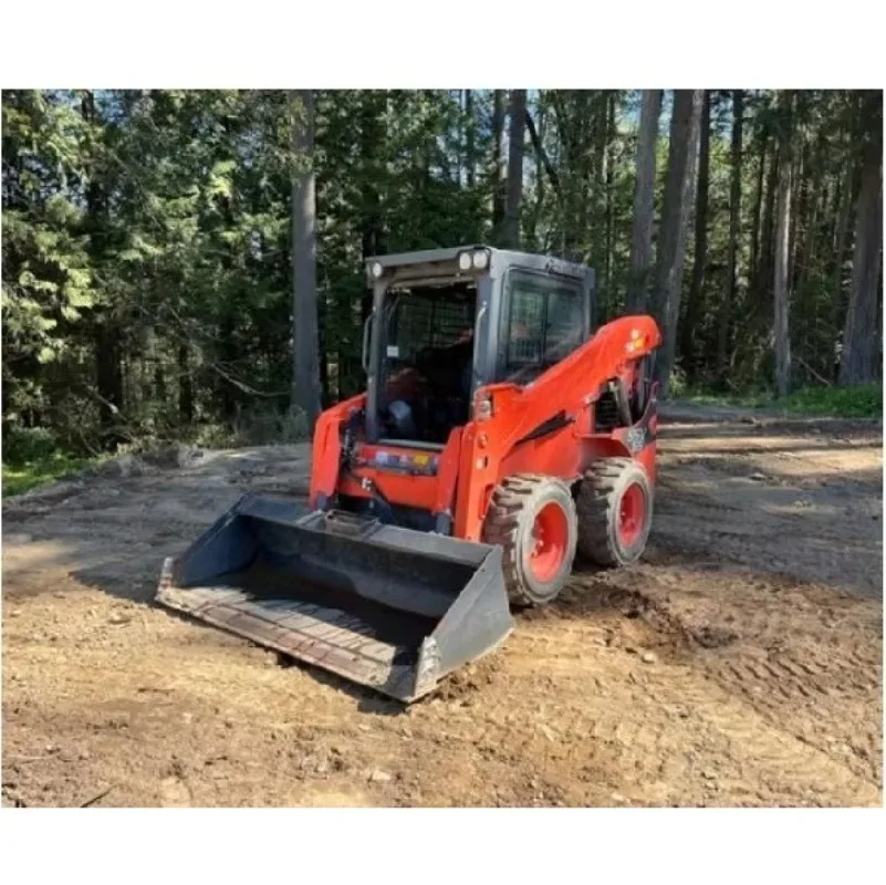 Skid Steer Loader Compact Hydraulic Front Loader Mini Construction Equipment Multi Purpose Loading Machine With Attachments