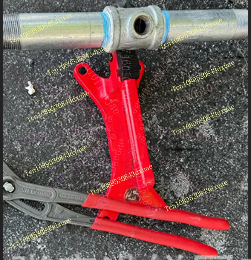 PV01 Pipe Vise Pipe Clamps And Brackets  Aluminum Pipe Vise Self Tightening Self-locking Type