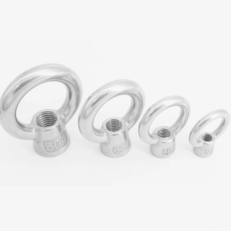 1/2/3/5pcs Eye Nuts Lifting M6 M8 M10 M12 M16 M20 304 Stainless Steel Lifting Ring Lifting Nuts Hardware Accessory