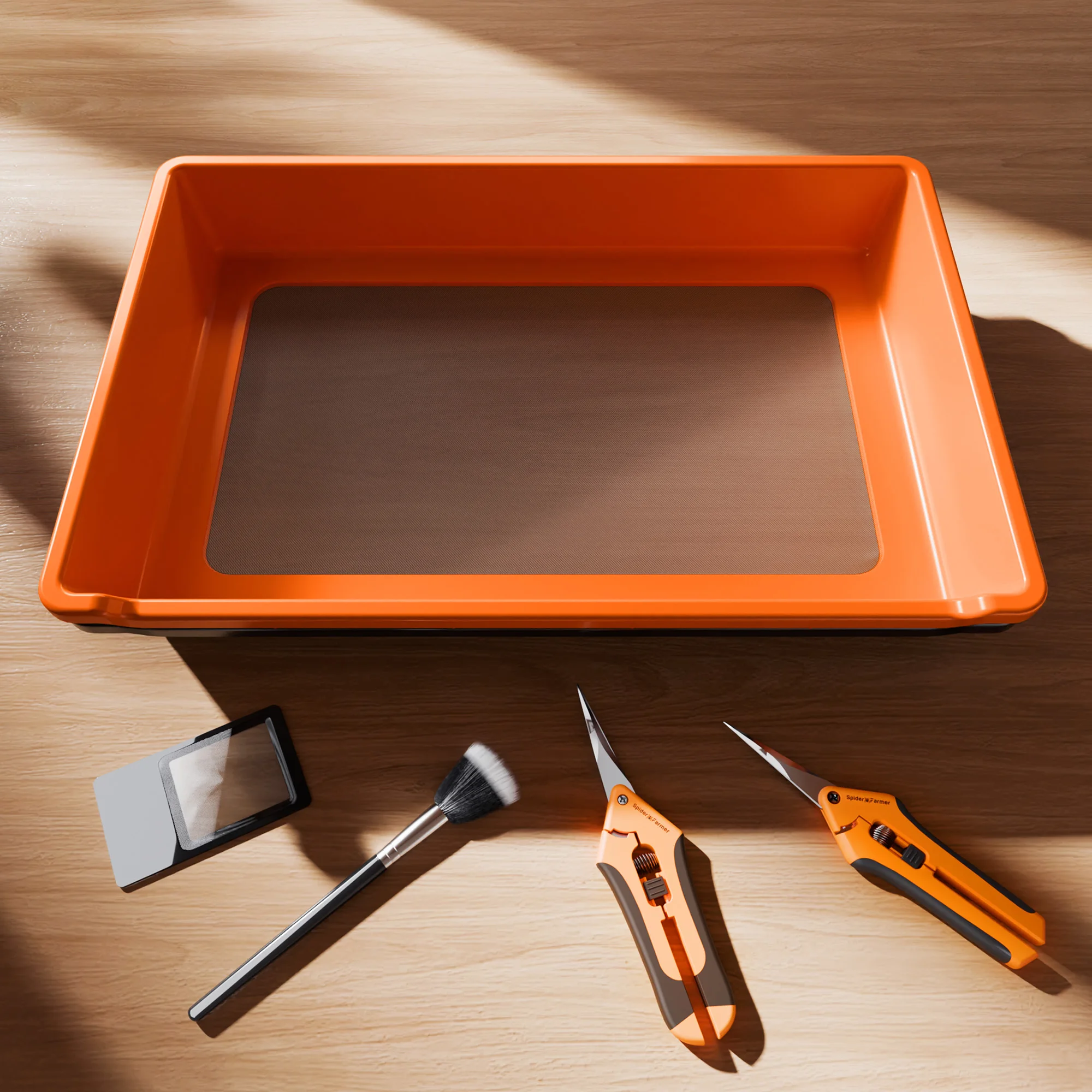 

Spider Farmer 2-In-1 Trim Tray 150 Micron 100 Mesh Screen for Pollen & Herb