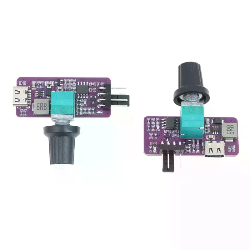 PWM Speed Controller 4 Pin Fan Controller With Wind Speed Controller Regulator Switch Speed Module USB Type C For DIY Project
