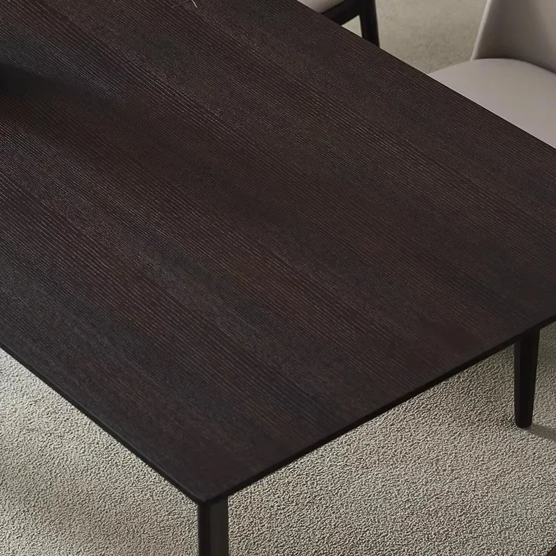 

smoked color table rectangular high-end quality office conference table