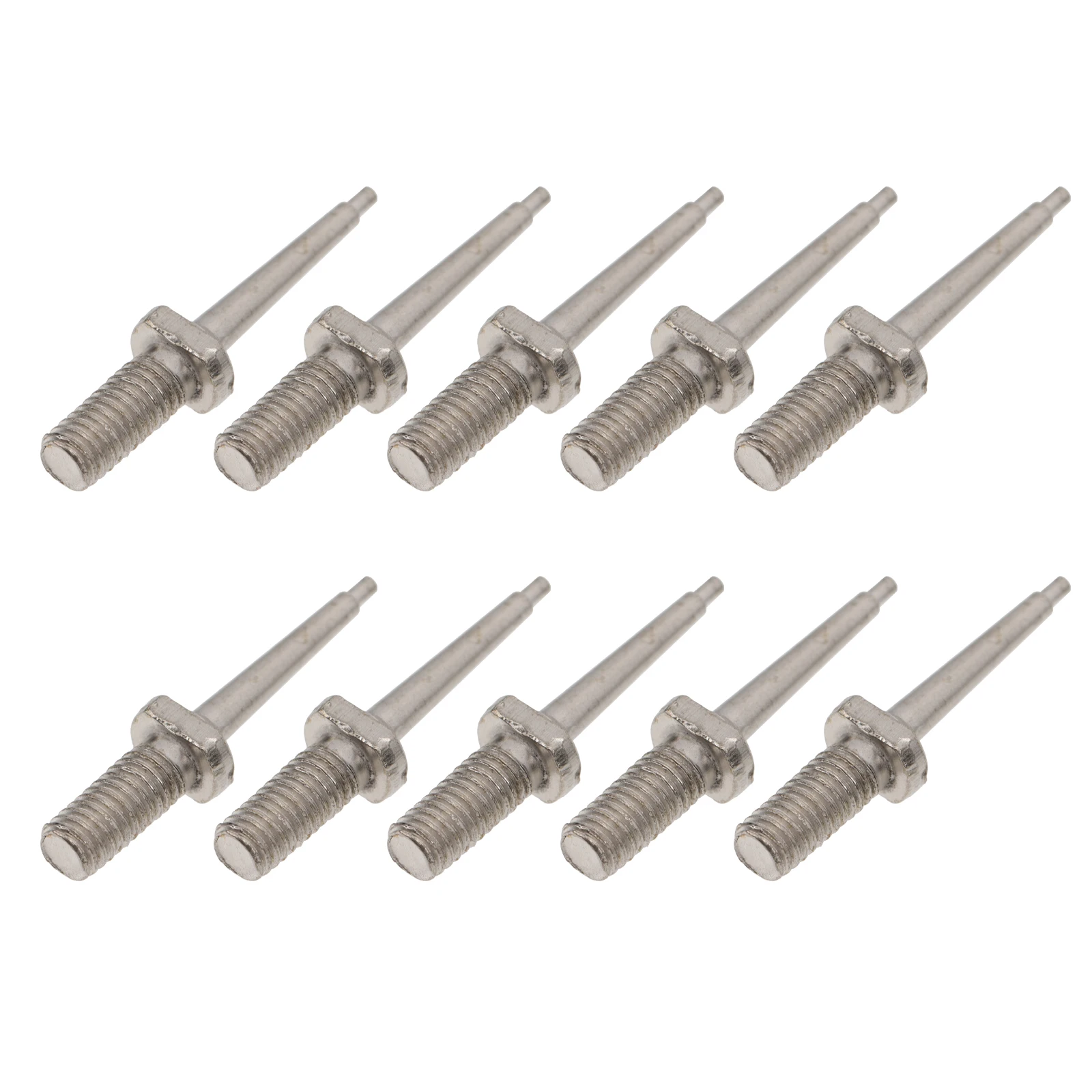 

10pcs Ear Tag Needles Durable Stainless Steel Sheep Cattle Livestock Tagging Tools Lightweight Practical Helper