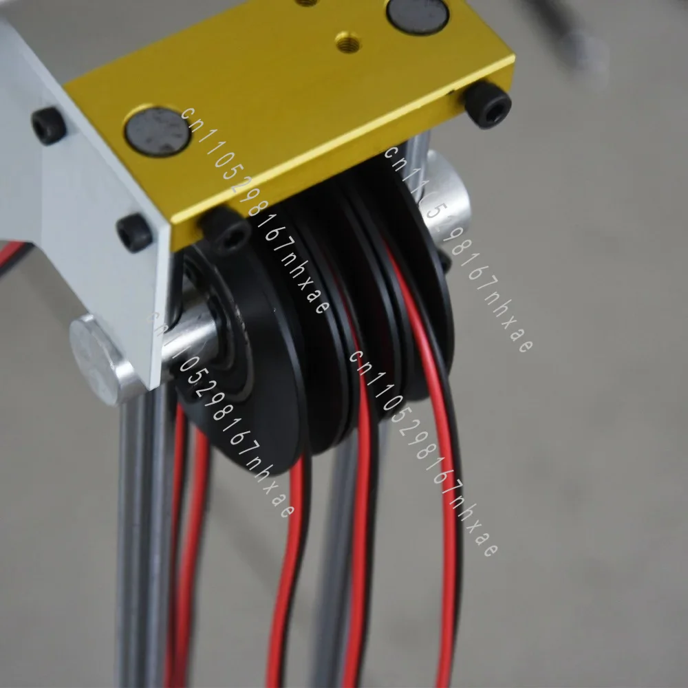 HS-FXJ1 Cable Wire Pay-Off Rack for Winding Use 120W Electronic Wire Prefeeder Automatic Cable Feeding Rewinding Unwind Machine