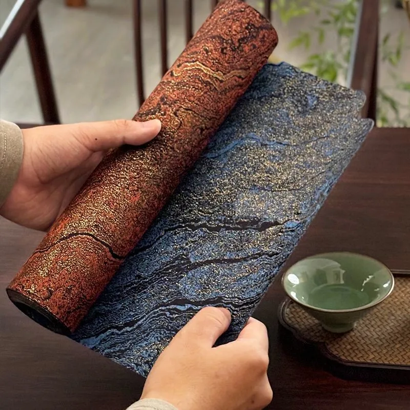 New Chinese Double-sided Woven Brocade Table Flag Tea Table Waterproof Absorbent Tea Mat Dining Table Thickened Table Flag ZG896