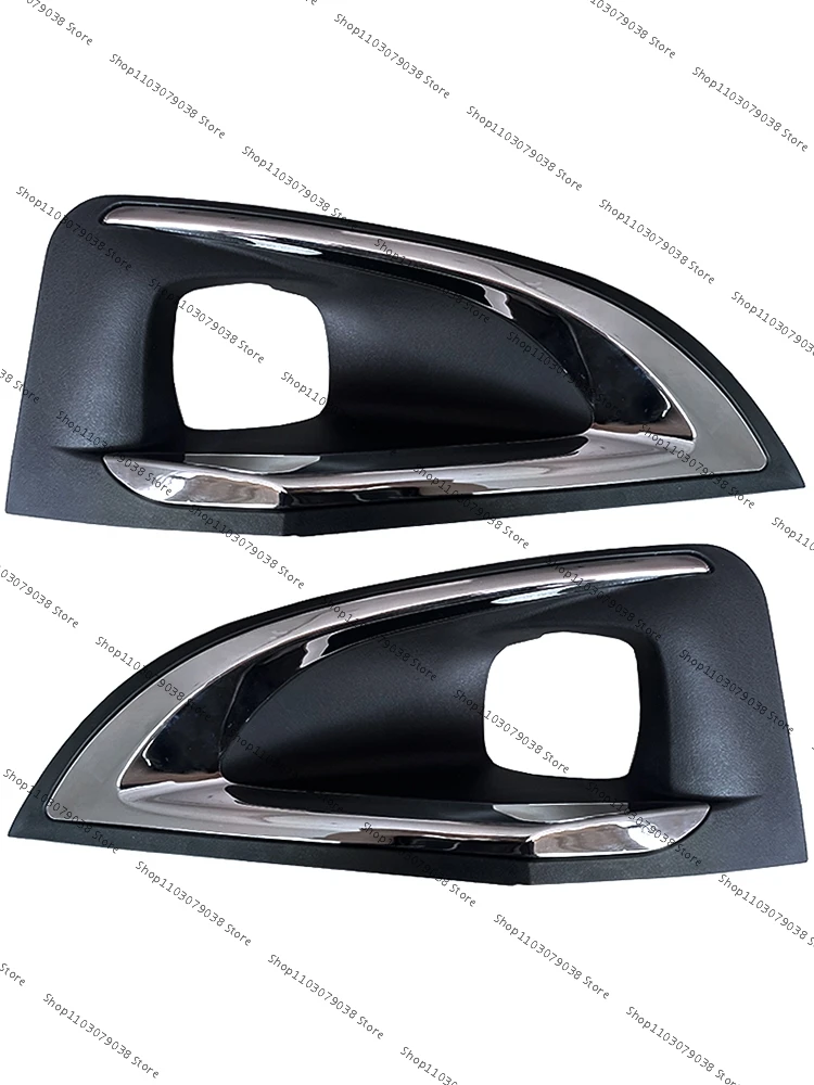 Front Bumper Fog Light Cover Grille 9817136777 For Peugeot 3008 5008 P84 2016 2017 2018 2019 Fog Lamp Grilles Trim Frame