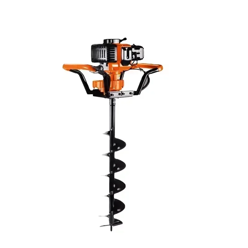 Factory 52cc gasoline earth auger digging machine 2 stroke