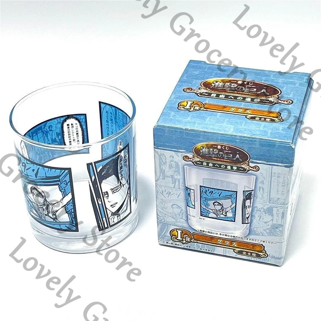 

Аниме Shingeki No Kyojin Levi Ackerman Ataque A Los Titanes Attack on Titan Косплей Мультфильм Вода Стеклянный Орнамент Чашка Талисман Подарок