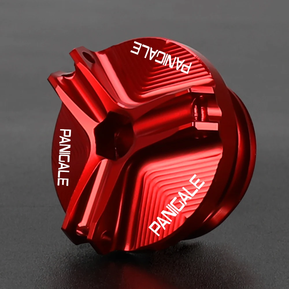 

For DUCATI PANIGALE 1199 1299 PANIGALE1199 / PANIGALE V4 Motorcycle Aluminium M19*2.5 Engine Oil Cup Fuel Filler Tank Cap Cover