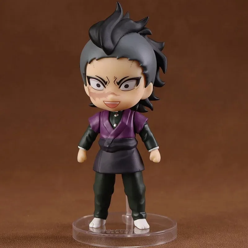 Bandai asli asli Anime Demon Slayer Genya Shinazugawa Figuarts Model mainan Action Figure hadiah ornamen koleksi