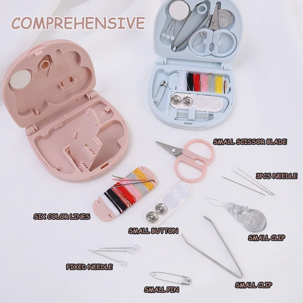 2/1Pcs Portable Manual Sewing Machines Mini Cordless Handheld Stitch For Repair Clothes Leather Fabric Household DIY Sewing Tool