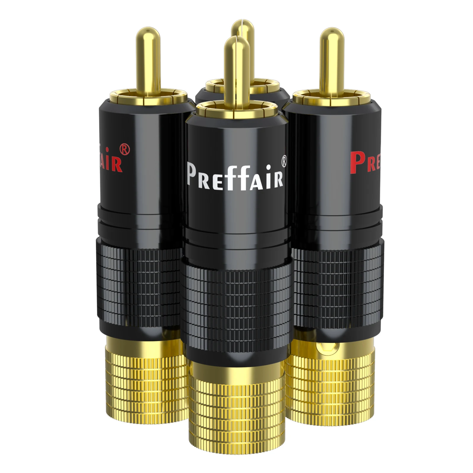 Preffair RCA-Stecker HiFi-Audio-RCA-Adapter Anschluss – Detail 8
