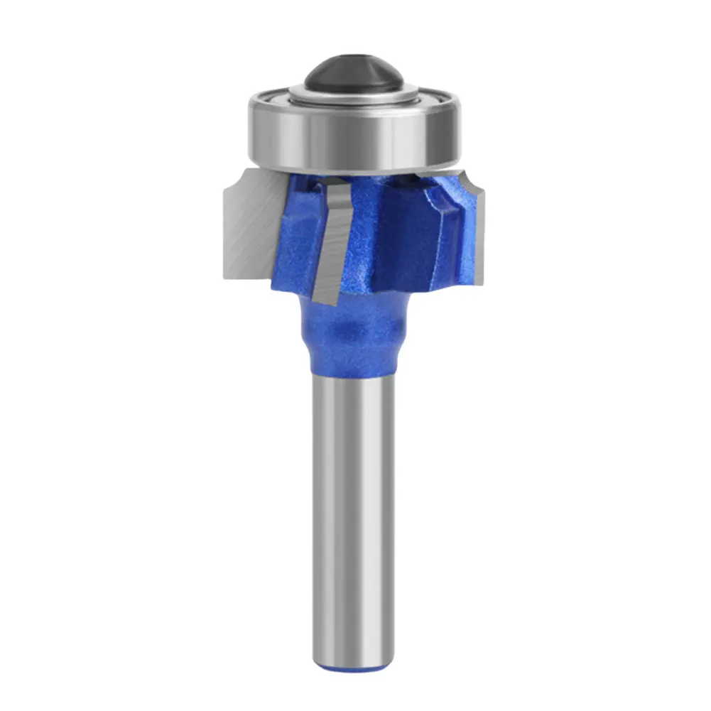 

4 Corner Router Bit with 14mm Shank for Wood Edge Trimming and Woodworking R1 R2 R3 Options for Drawer and Cabinet Production