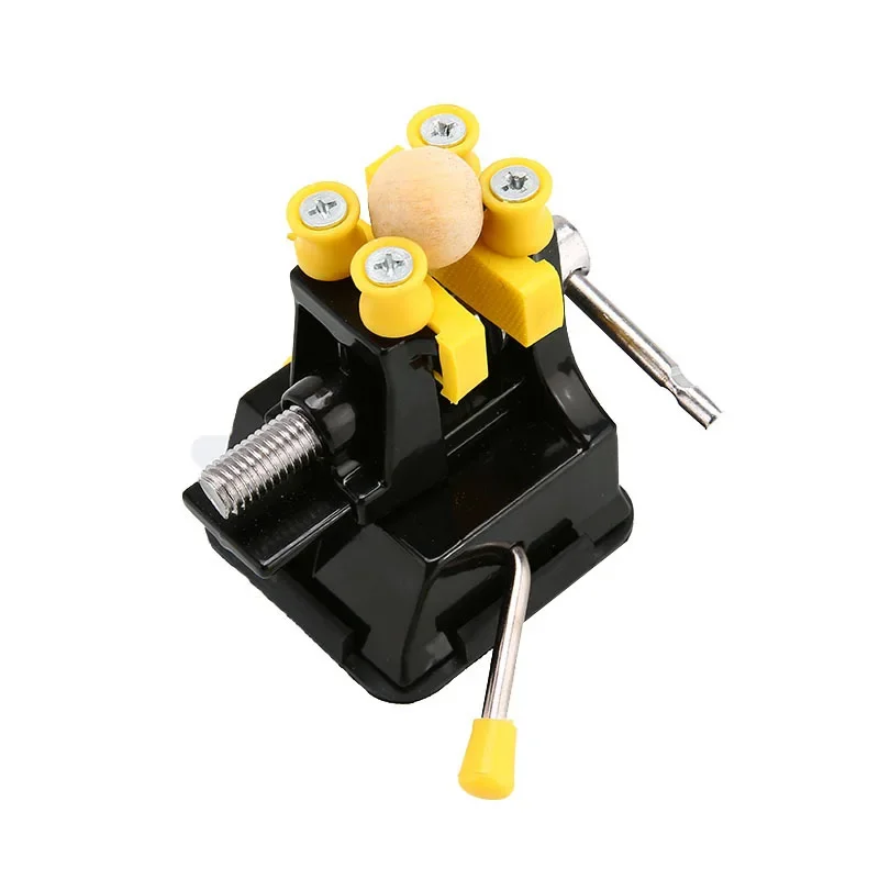 1pc Vise Premium Chinese Style Copper Alloy Vise FOR MINI Table Vise With Suction Cup For Wire Stripping Crimping Top Cutting