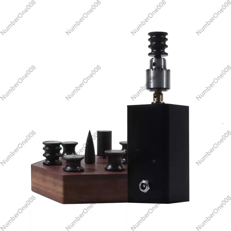 For  Electric Leather Edge Sanding Burnishing Machine Handmade Vegetable Tanned Ebony Polishing Stick Trimming Head Grinder