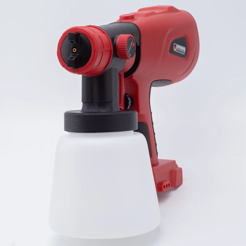 800ML Electric Spray Gun Cordless Paint Sprayer Auto Furniture Steel Coating Airbrush Compatible For Milwaukee 18V Tool Battery