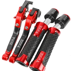 For Loncin VOGE 125R 125 R 2023-2024 Motorcycle Accessories Adjustable Brake Clutch Levers Handlebar grips Ends Plug Slider Caps