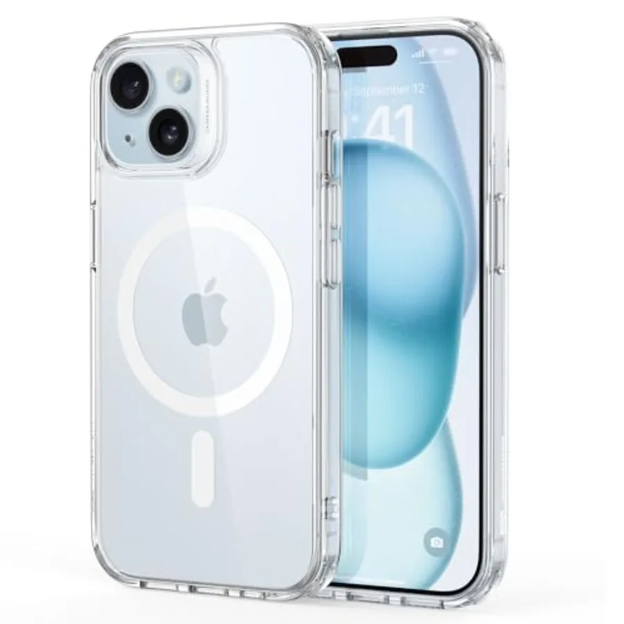 

for Case, Compatible with MagSafe, Shockproof Military-Grade Protection, Scratch-Resistant Back, Magnetic Phone Case for, Class