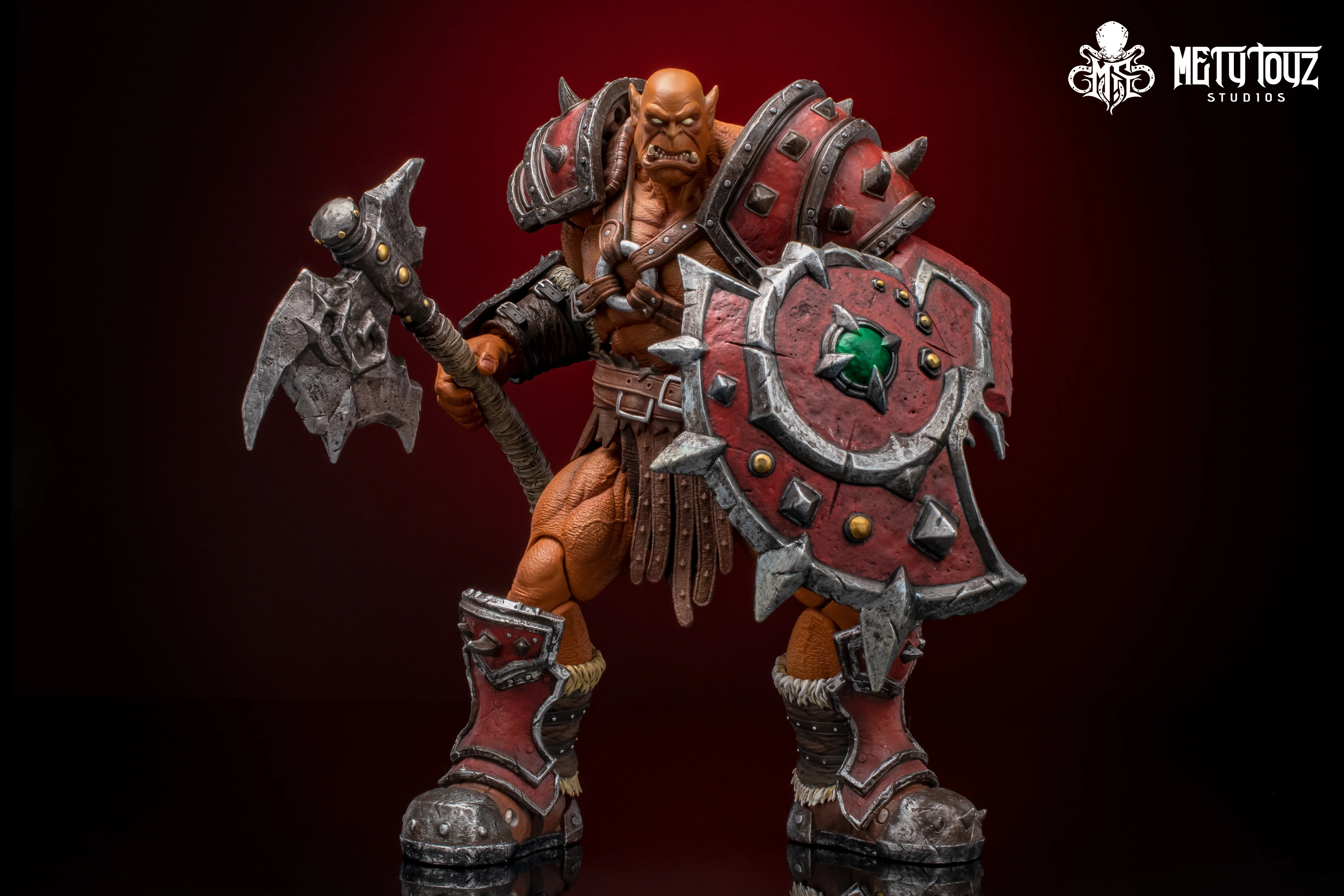Metytoyz Adventurer World Orc Captain Action Figure 8.5inch