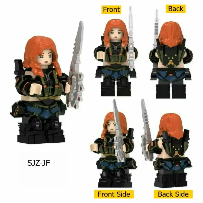 Mini-Militärthema Bausteine, Verschiedene Stile, Sturmtruppen-Actionfiguren, DIY-Bausteine-Modell-Ornamente – Detail 3