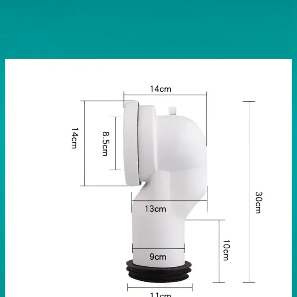 Toilet Sewage Conversion Connector For For Jiste Drainage Pipe Adapter Waste Pipe Offset Fitting Plumbing Accessory