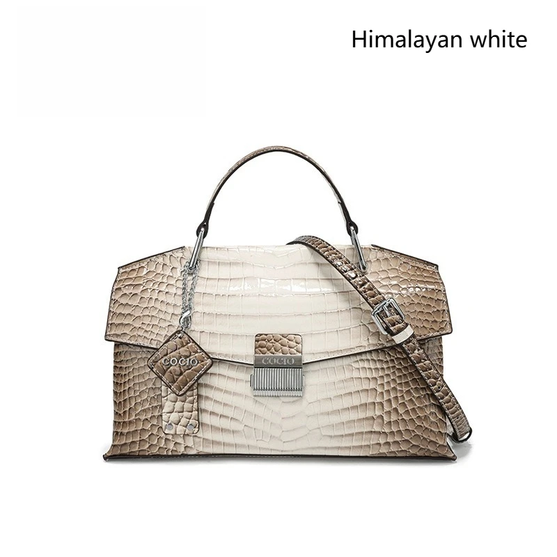 

Women's bag new COCIO new high-quality Himalaya white hand-heeled postal bag