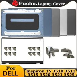 New For DELL Inspiron 15 3510 3511 3515 3520 3521 3525 Laptop LCD Back Cover Lid 0T4MT1 DDM9D 0WPN8 Front Bezel 09WC73 Hinges